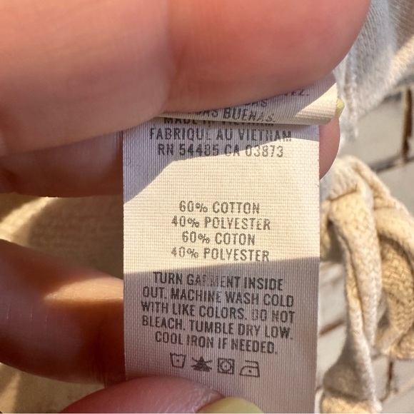 Aerie ruched side cream hooded sweatshirt hoodie size small - Picture 5 of 6